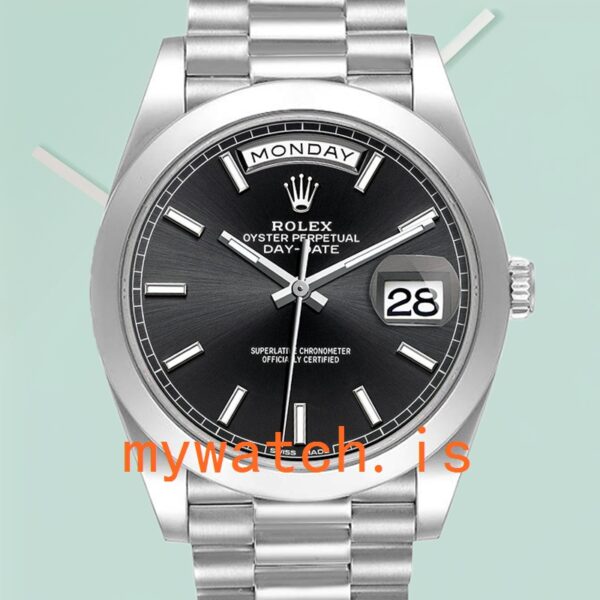 Rolex Day-Date m228206-0031 Mens 40mm Automatic Stainless Steel: Genuine vs. Replica