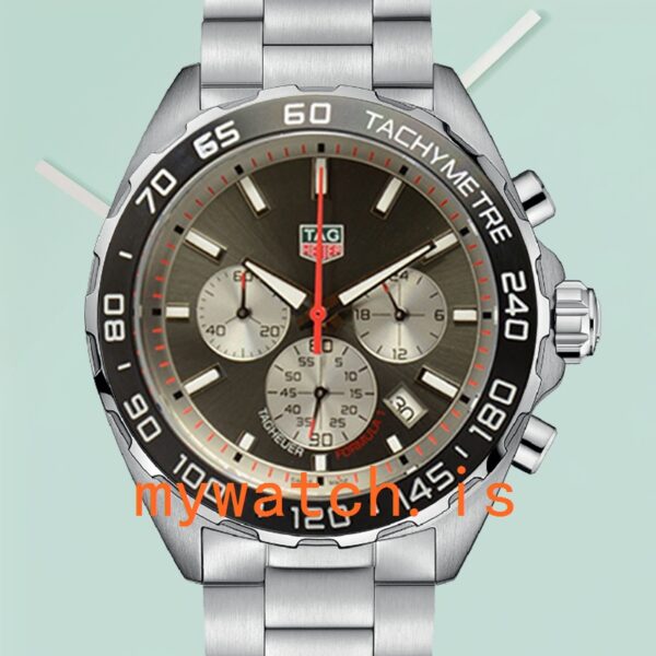 Tag Heuer Formula 1 43mm CAZ1018-001 Men Grey Dial: Genuine vs. Replica