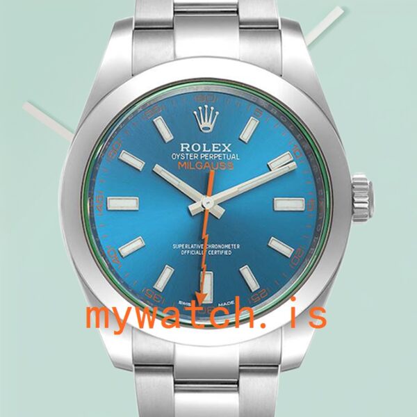 Rolex Milgauss Mens 40mm m116400gv-0002 Automatic Silver-tone: Genuine vs. Replica