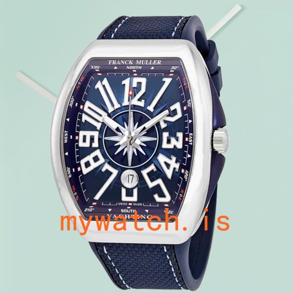 Franck Muller Vanguard 45mm Mens 45SCYACHTBLU Blue Dial: A Masterpiece of Luxury Watchmaking