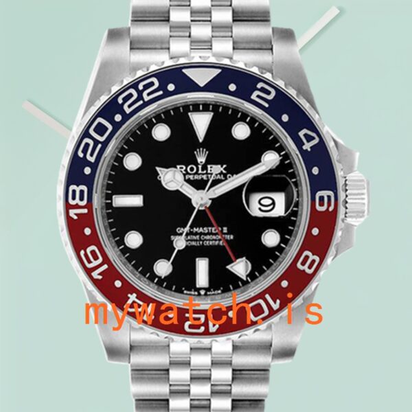 Rolex GMT Master II Men's m126710blro-0002 40mm Jubilee Bracelet: Genuine vs. Replica