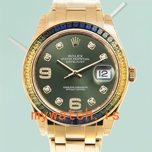 Rolex Pearlmaster 31mm Ladies 86348SABLV-42748 Green Dial: Genuine vs. Replica